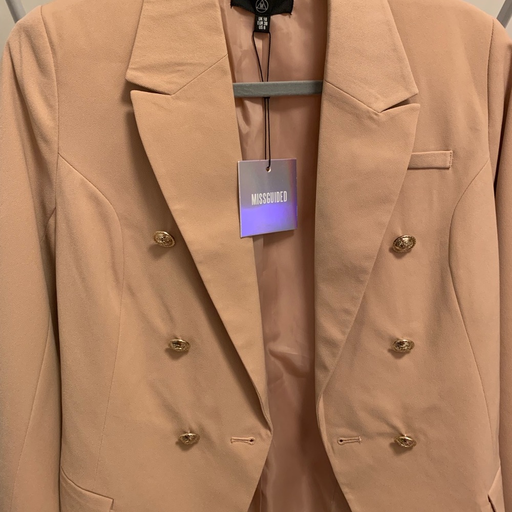 Misguided nude blazer